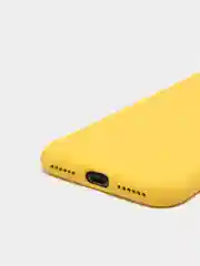 Белый cиликоновый кейс для iPhone 6, 6s, низ закрыт