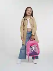 Розовый школьный рюкзак для младших классов