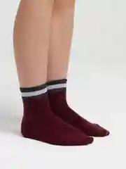 Багровый носки женские