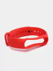 Красный ремешок силиконовый для браслета Xiaomi Mi Band 5, 6, 7