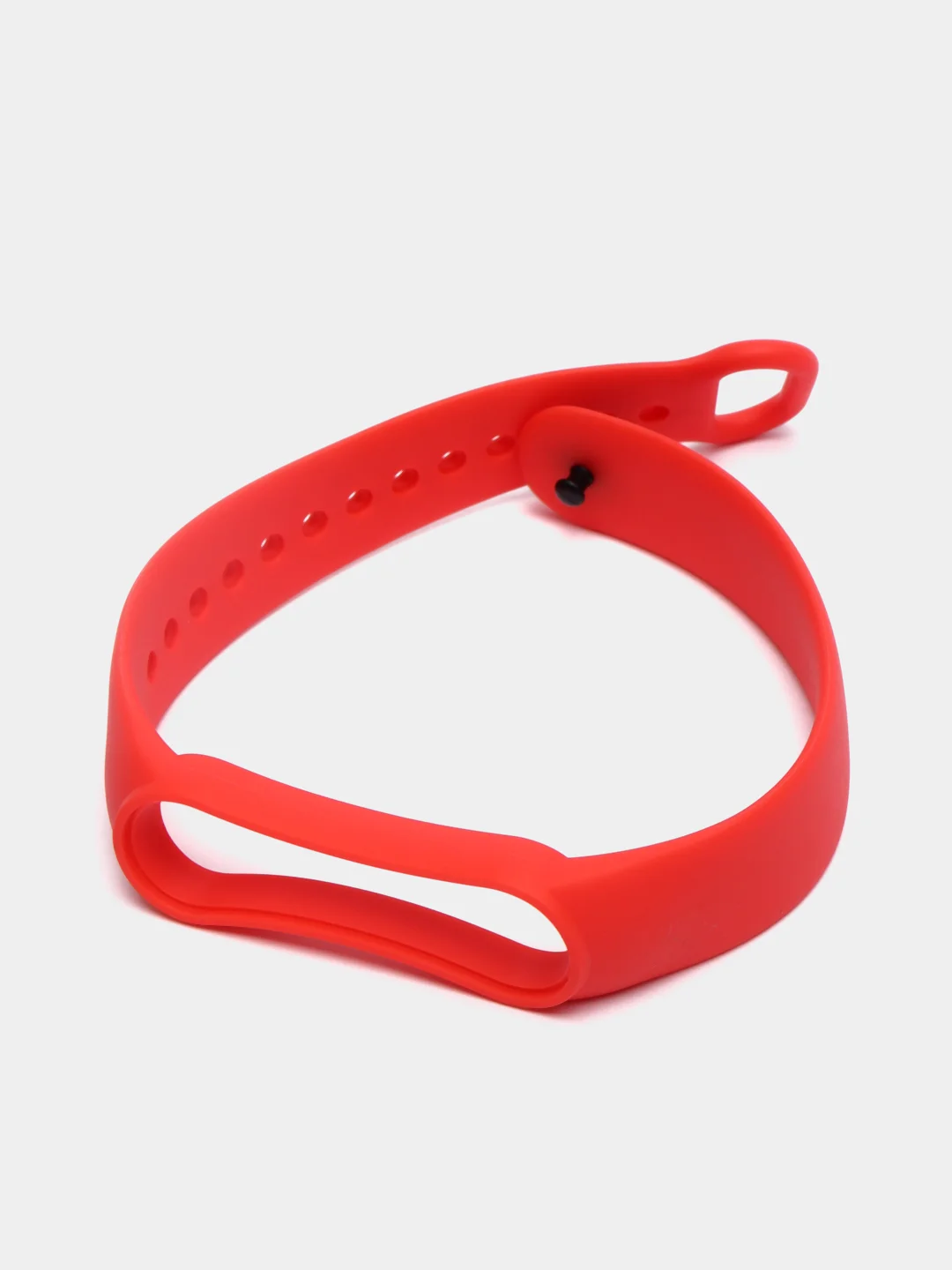 Красный ремешок силиконовый для браслета Xiaomi Mi Band 5, 6, 7