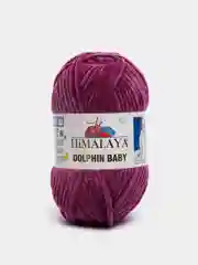 Кораллово-розовый пряжа плюшевая Himalaya Dolphin Baby, полиэстер, 100 г, 120 м