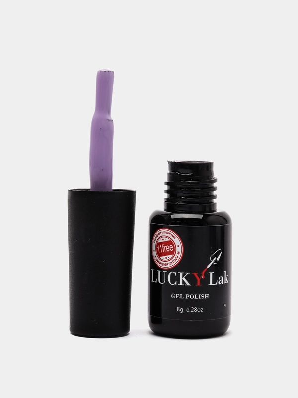 Гель лак для ногтей LuckyLak FL №121 8g сиреневый пудровый для маникюра и педикюра