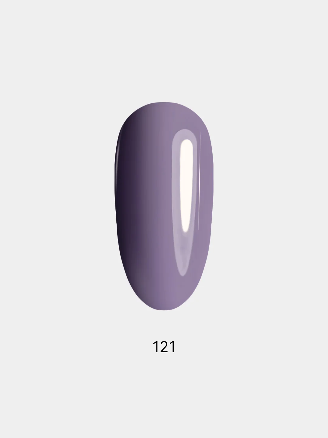 Гель лак для ногтей LuckyLak FL №121 8g сиреневый пудровый для маникюра и педикюра