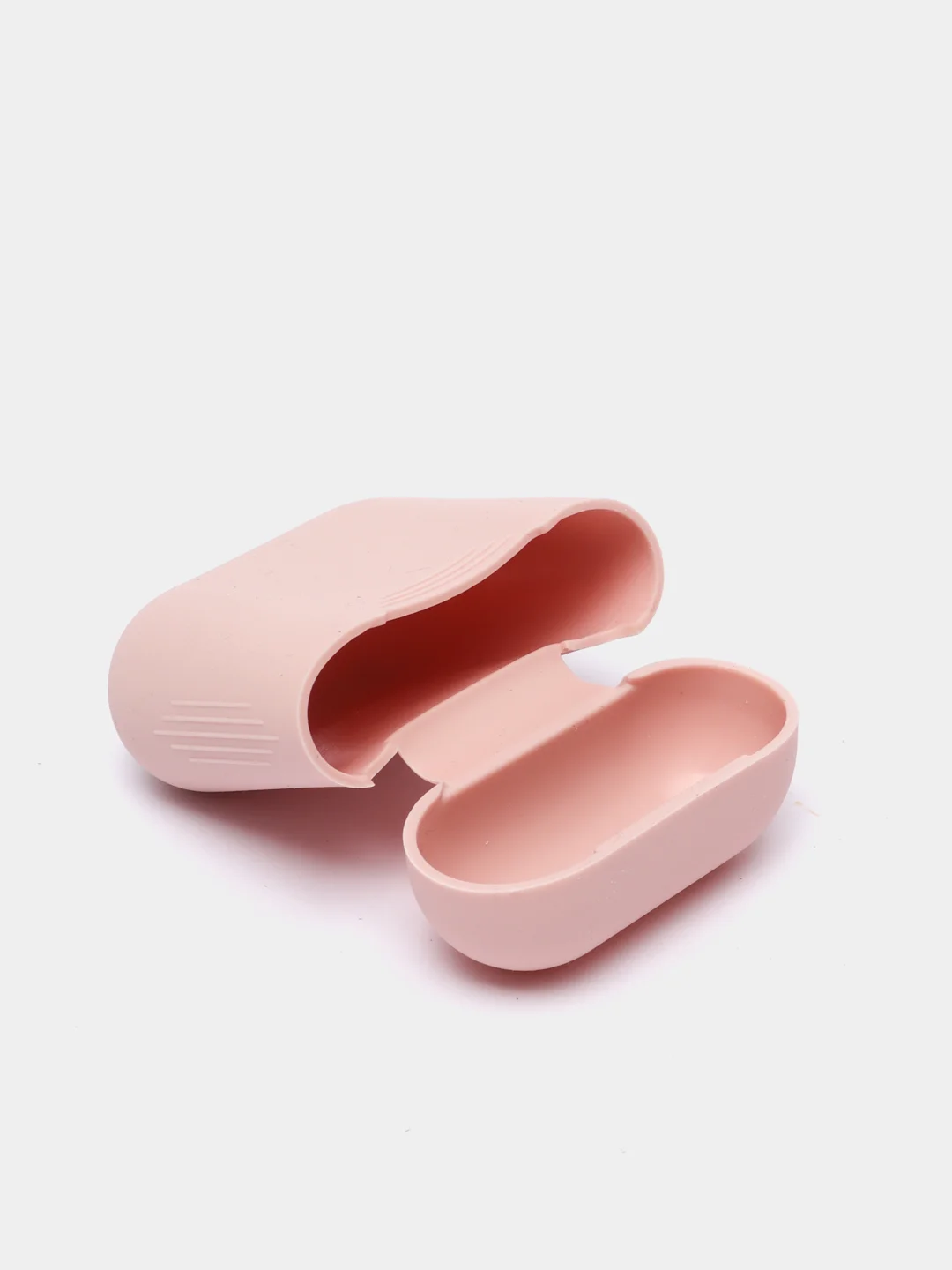 Бежевый чехол для Airpods 2, Airpods 1, силикон