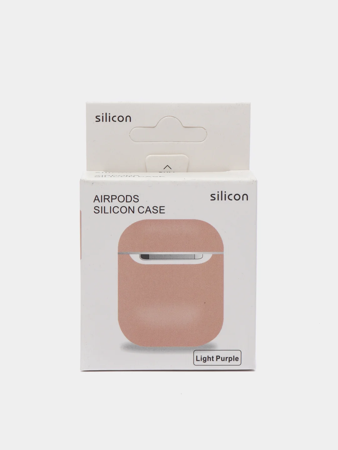 Бежевый чехол для Airpods 2, Airpods 1, силикон