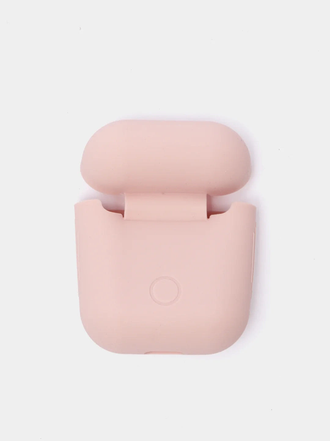Бежевый чехол для Airpods 2, Airpods 1, силикон