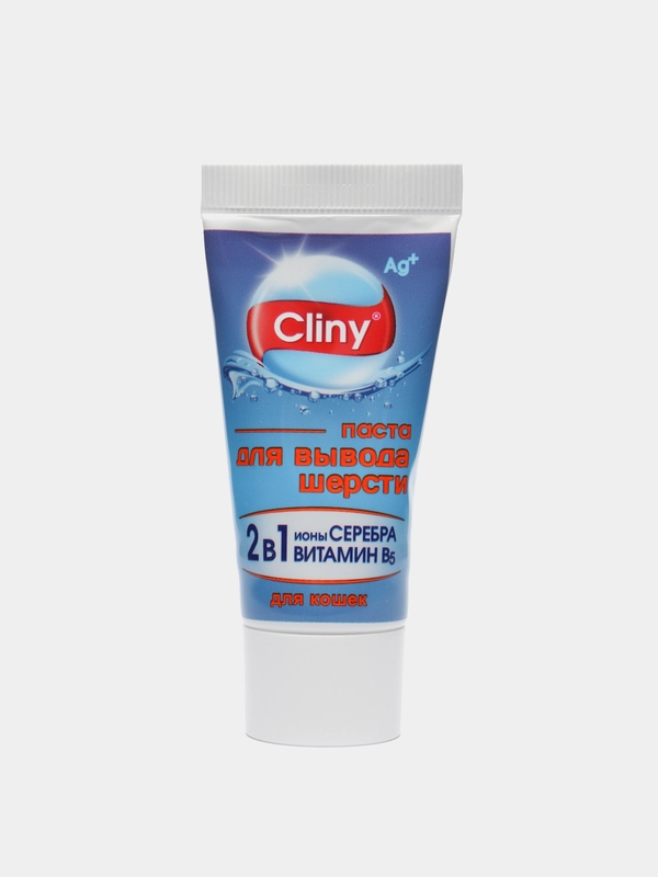 Паста для выведения шерсти Cliny, для кошек