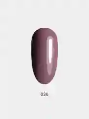 Гель лак для ногтей LuckyLak FL №036 8g коричневый кофейный для маникюра и педикюра