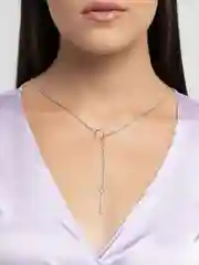 Серебряный ожерелье на шею