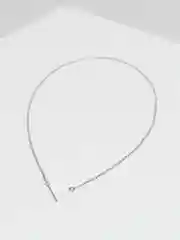 Серебряный ожерелье на шею