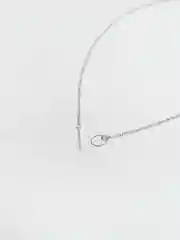 Серебряный ожерелье на шею