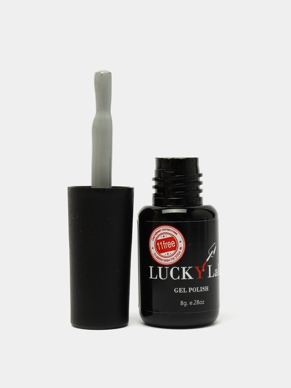 Гель-лак для ногтей, гель-лак LuckyLak FL №022, 8 g, серый светлый для маникюра и педикюра