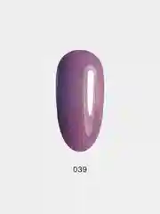 Гель лак для ногтей LuckyLak FL №039, 8g сиреневый с шиммером, для маникюра и педикюра