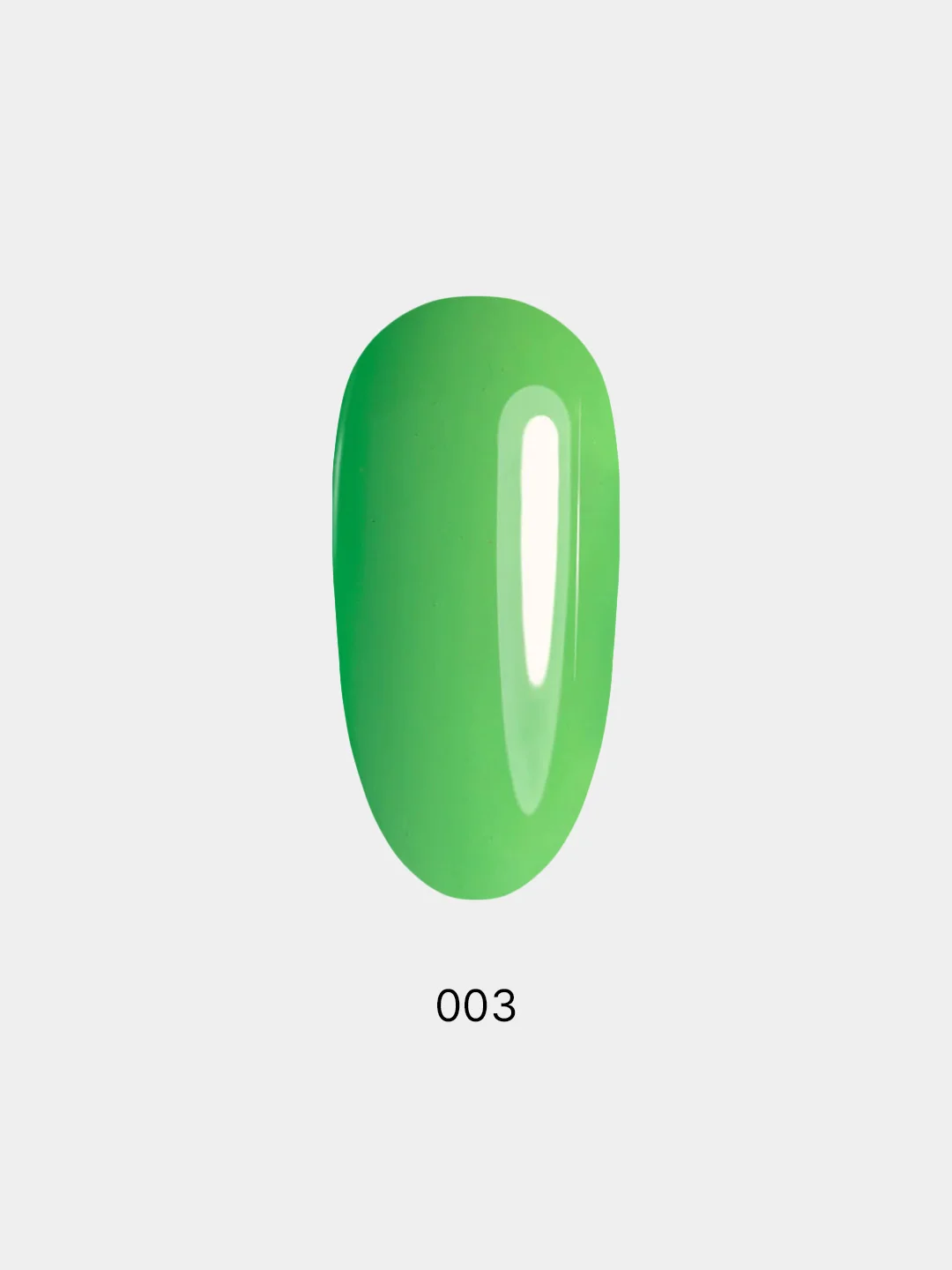 Гель лаки для ногтей, гель-лак LuckyLak FL №003 8g ярко зелёный для маникюра и педикюра