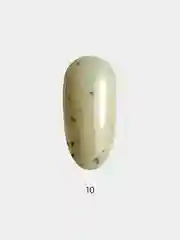 Гель лак для ногтей LuckyLak Milky Way №10, 8g нежно желтый с эффектом перепелиного яйца