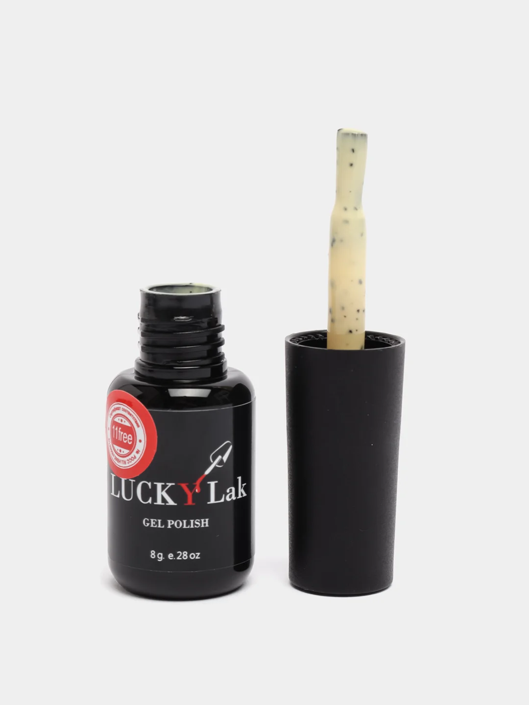 Гель лак для ногтей LuckyLak Milky Way №10, 8g нежно желтый с эффектом перепелиного яйца