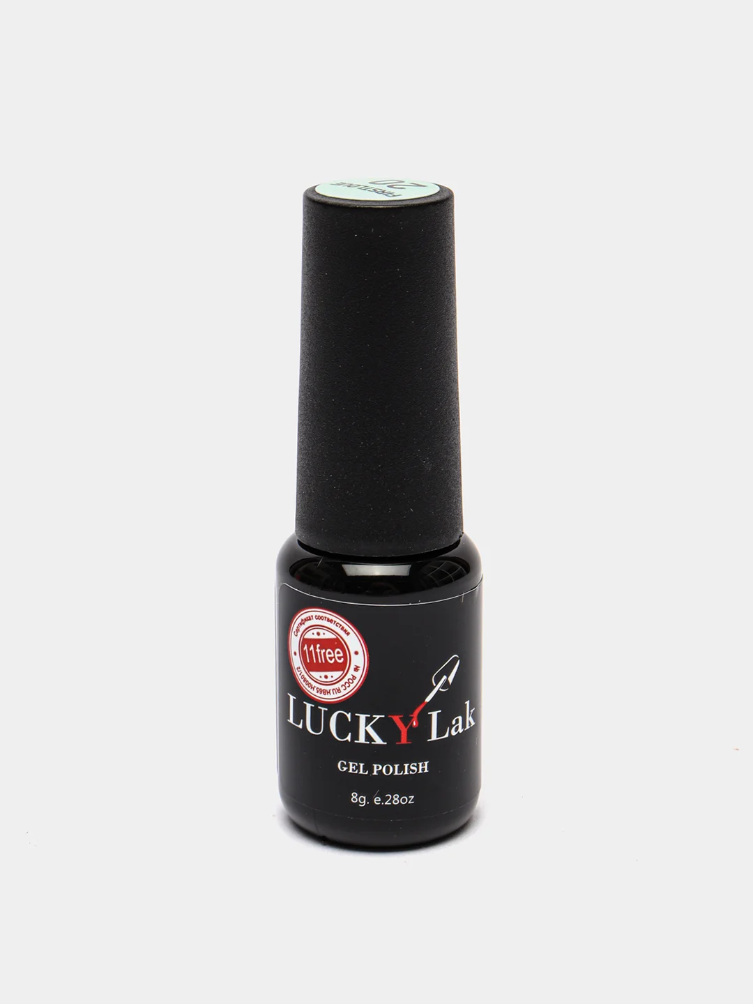 Гель лак для ногтей, гель-лак LuckyLak FL №020, 8g светло-зелёный, мятный, для маникюра