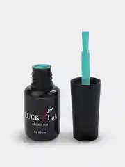 Гель лак для ногтей LuckyLak FL №014, 8g яркий голубой лак для маникюра и педикюра