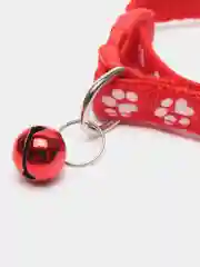 Красный ошейник для кошек и собак с колокольчиком