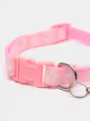 Розовый ошейник для кошек и собак с колокольчиком