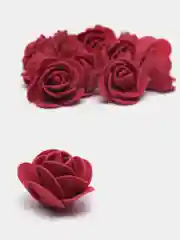 Бордовый бутон розы из фоамирана, 15 штук