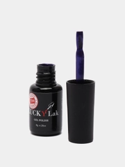 Гель лак для ногтей с шиммером LuckyLak FL №088, 8g фиолетовый для маникюра и педикюра