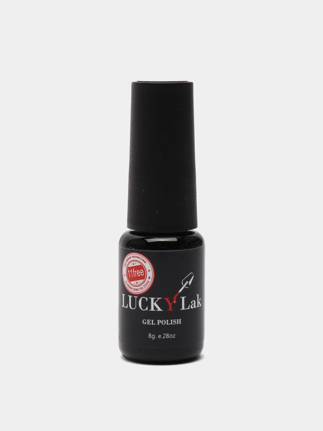 Гель лак для ногтей с шиммером LuckyLak FL №088, 8g фиолетовый для маникюра и педикюра