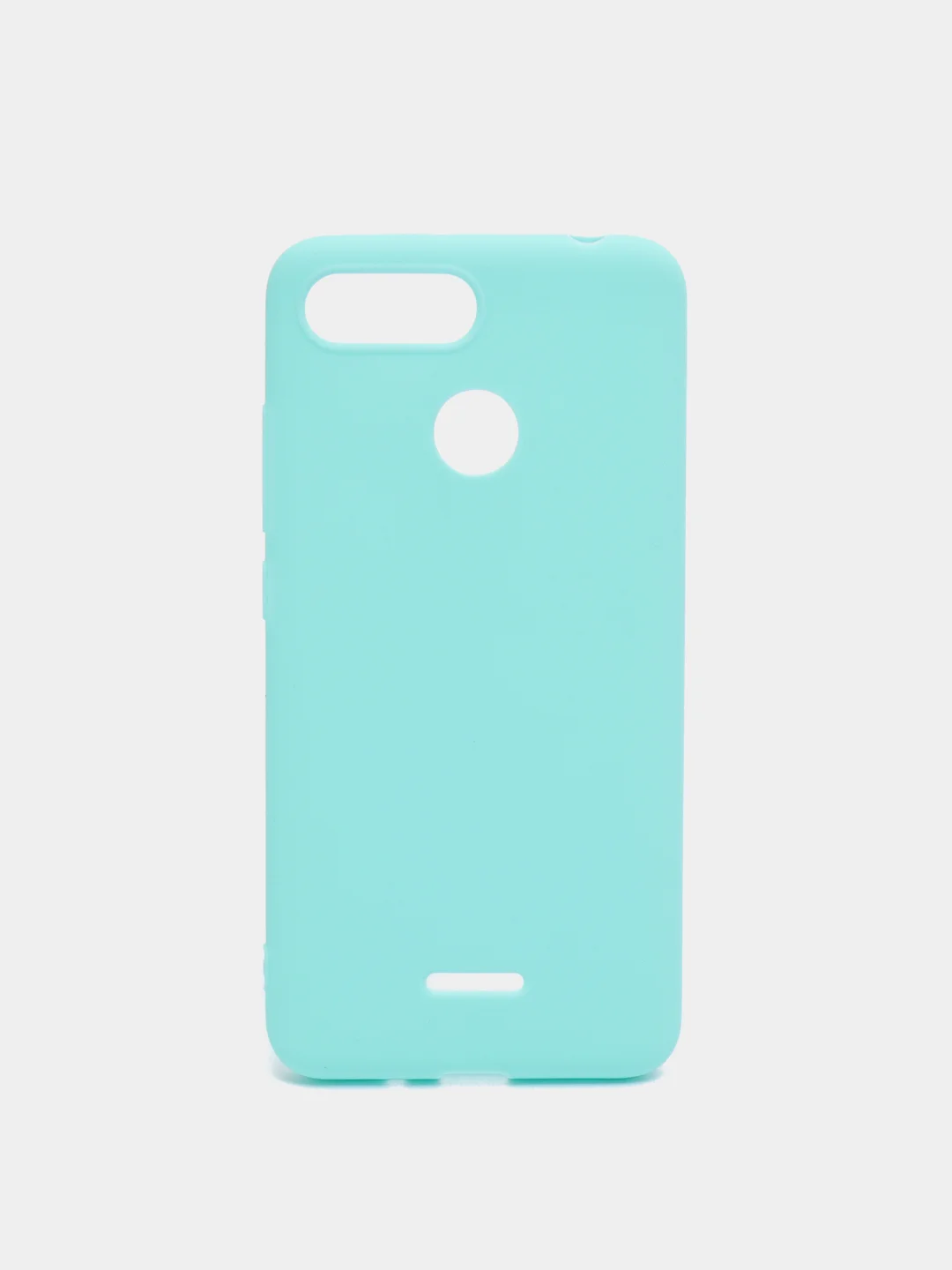 Бирюзовый защитный силиконовый чехол Silikone Cover XIAOMI REDMI 6