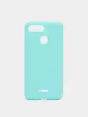 Бирюзовый защитный силиконовый чехол Silikone Cover XIAOMI REDMI 6