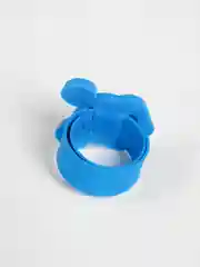 Синий часы с героями мультфильмов на ремешке, с батарейками