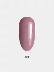 Гель лак для ногтей LuckyLak FL №124 8g пыльно сиреневый нежный для маникюра и педикюра