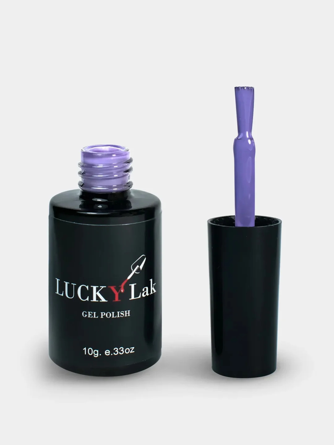 Гель лак для ногтей LuckyLak, Edition №10, 10g фиолетовый лиловый для маникюра и педикюра