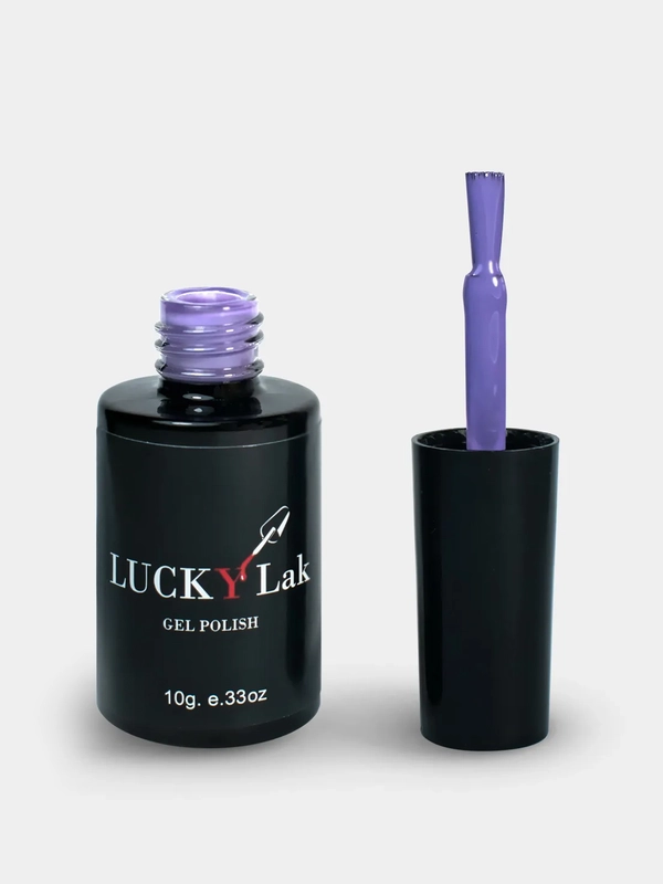 Гель лак для ногтей LuckyLak, Edition №10, 10g фиолетовый лиловый для маникюра и педикюра