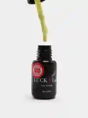 Гель лаки для ногтей LuckyLak FL №009, 8g жёлтый с шиммером для маникюра и педикюра