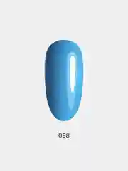 Гель=лак для ногтей, гель-лак LuckyLak FL №098, 8 г, голубой лак для маникюра и педикюра