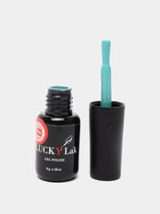 Гель лак для ногтей LuckyLak FL №015, 8g зеленный бирюзовый для маникюра и педикюра
