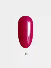 Гель лак для ногтей, гель-лак LuckyLak FL №144, 8g красный с перламутром шиммером