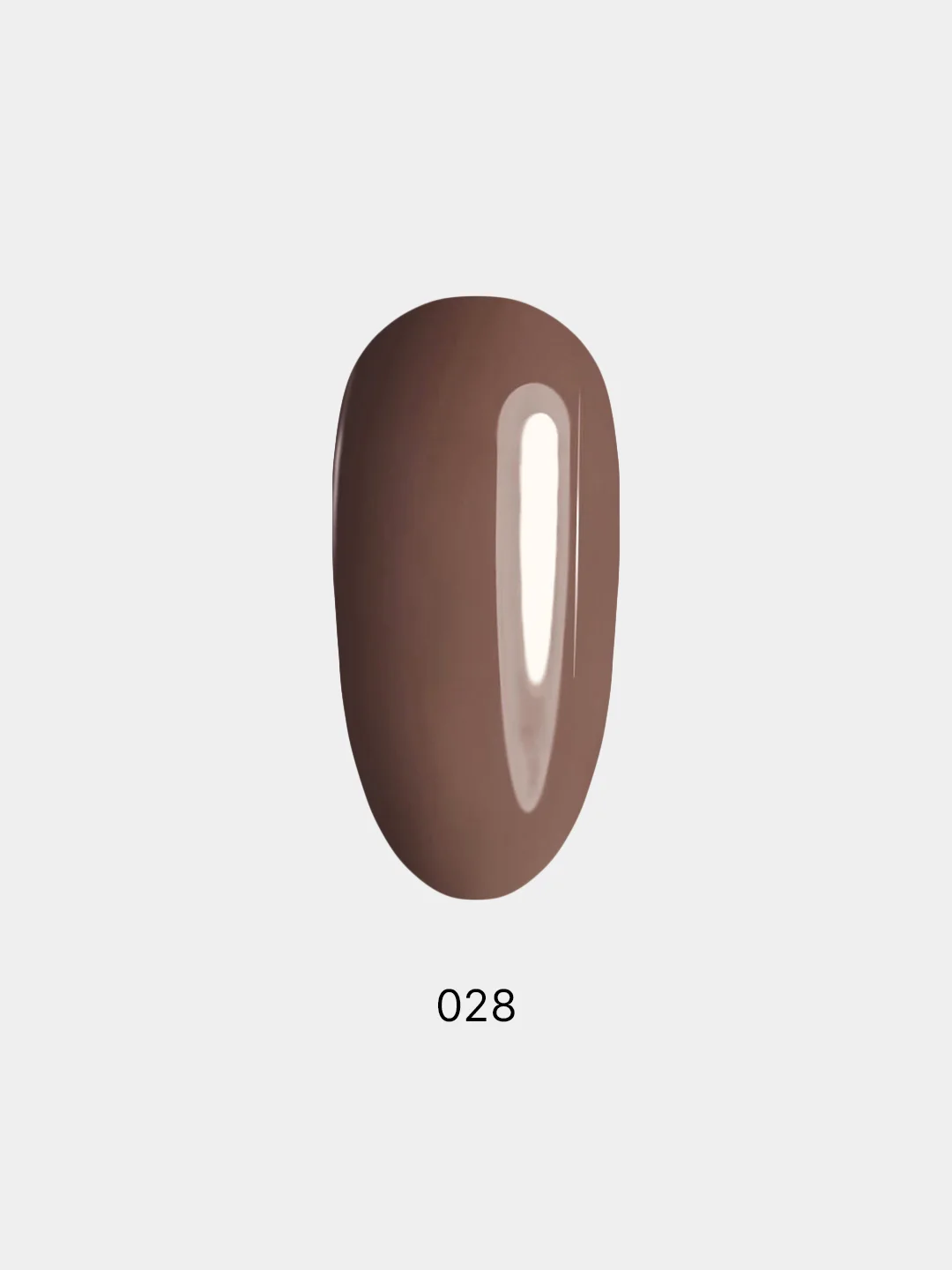 Гель лак для ногтей, гель-лак LuckyLak FL №028 8g, коричневый, для маникюра и педикюра