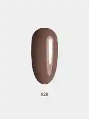 Гель лак для ногтей, гель-лак LuckyLak FL №028 8g, коричневый, для маникюра и педикюра