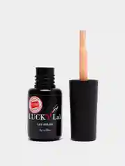 Гель лак для ногтей LuckyLak FL №023 8g бежевый с золотым шиммером для маникюра и педикюра
