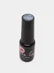 Гель лак для ногтей, гель-лак LuckyLak FL №076 8g серо-синий для маникюра и педикюра