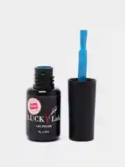 Гель-лак для ногтей, гель-лак LuckyLak FL №099, 8 г, ярко-голубой, для маникюра и педикюра