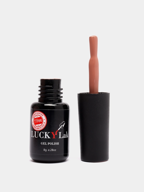 Гель лак для ногтей LuckyLak FL №029, 8g, бежевый, натуральный френч лак для маникюра