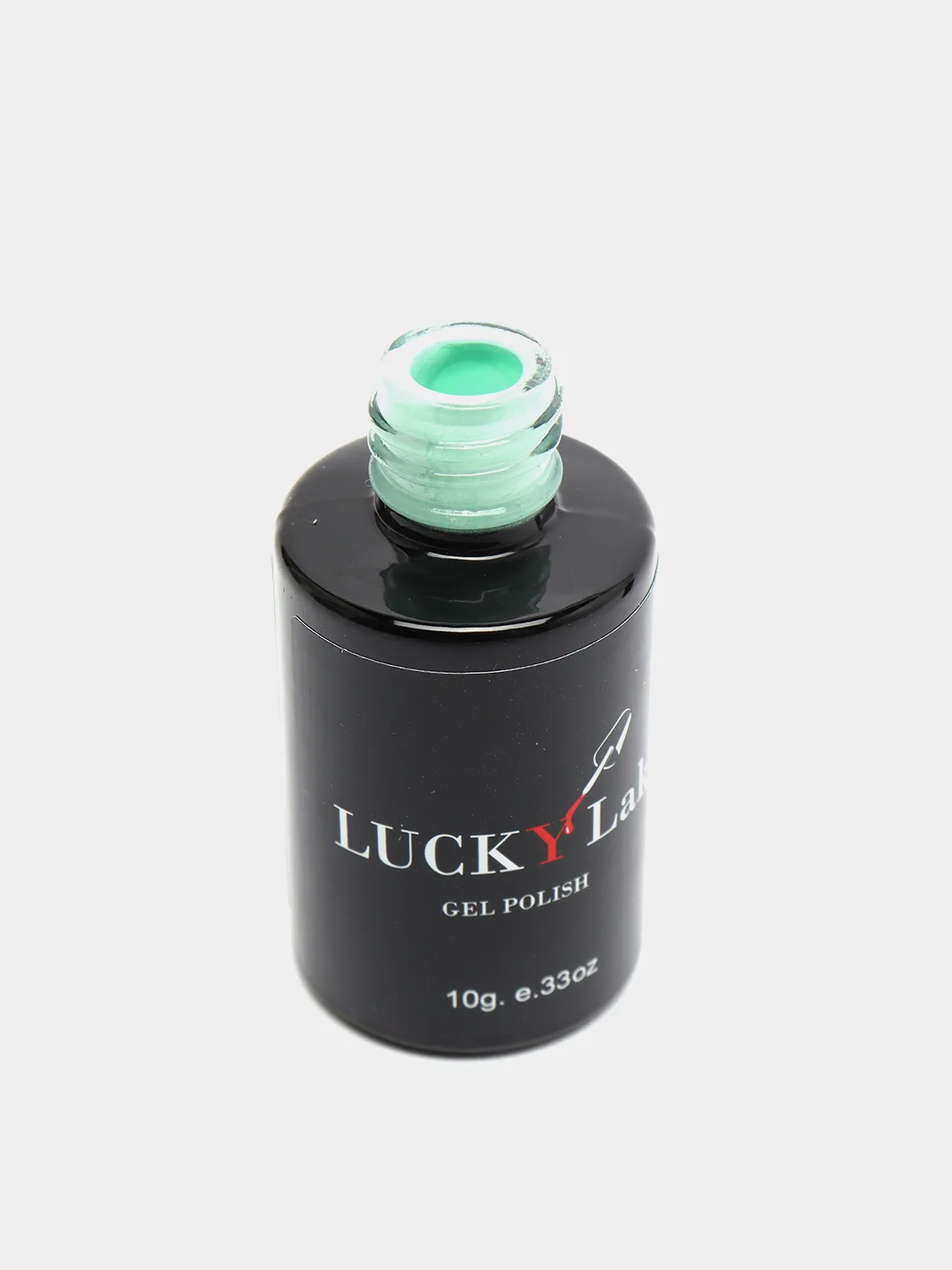 Гель лак для ногтей LuckyLak Edition №27, 10g нежный светло-зеленый для маникюра