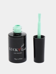 Гель лак для ногтей LuckyLak Edition №27, 10g нежный светло-зеленый для маникюра