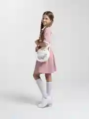 Белый сумка детская "Зайка"