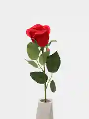 Красный искусственные цветы роза, 48 см