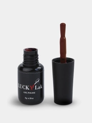 Гель-лак для ногтей LuckyLak FL №031, 8 g, темно-коричневый лак для маникюра, педикюра