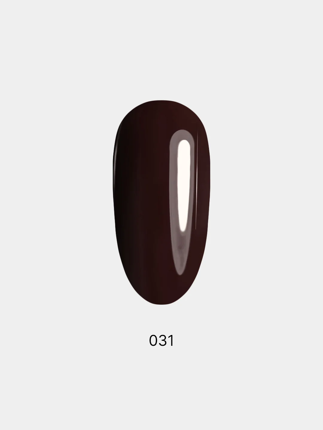 Гель-лак для ногтей LuckyLak FL №031, 8 g, темно-коричневый лак для маникюра, педикюра